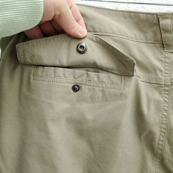 DULUTH IS Women’s Nylon Tan Convertible Hiking Outdoor Pants - Picture 12 of 13